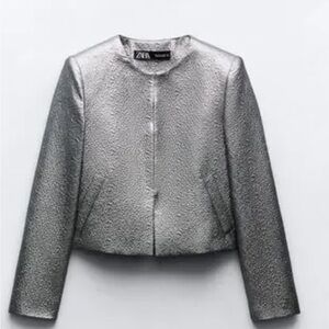 Zara Women's Metallic Jacket